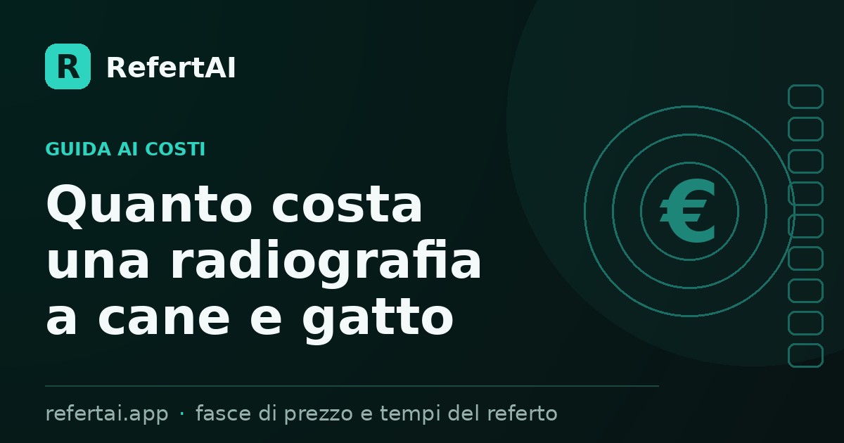 Quanto costa una radiografia al cane e al gatto (e quanto si aspetta il referto)
